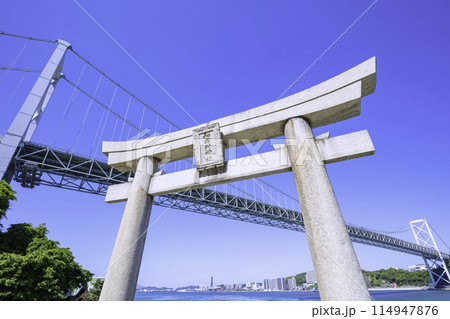 北九州市の人気観光地である和布刈神社（福岡県北九州市） 114947876