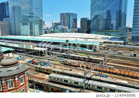 青空の東京駅 114949896