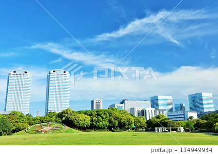 千葉県　海浜幕張　幕張海浜公園からの風景 114949934