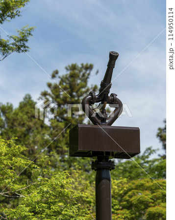 東大寺境内に設置された放水銃 東大寺境内に設置された放水銃 114950114