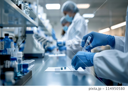 Analyzing samples in a scientific research facility 114950580