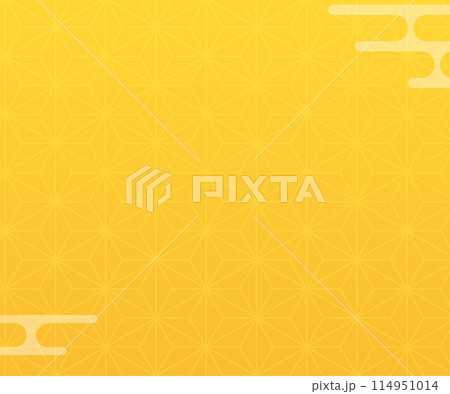 和風のバナー　和柄とエ霞 114951014