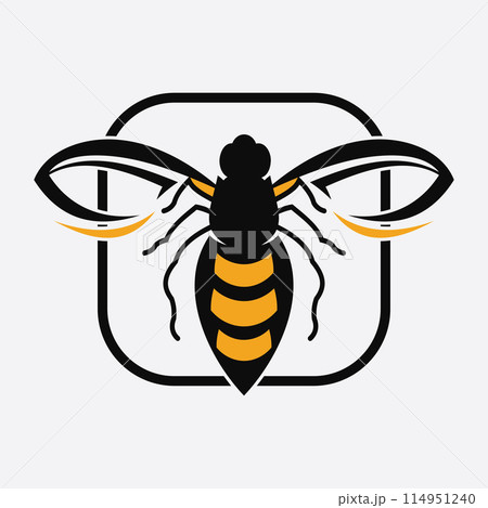 bee logo illustrations design icon bee logo illustrations design icon 114951240