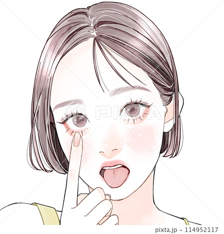 あっかんべー あっかんべー 114952117