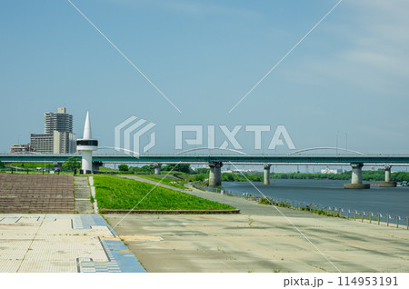 淀川河川公園枚方地区　枚方大橋 114953191