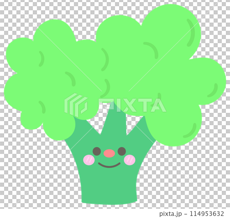 Kid hand drawn cute healthy food vegetables broccoli Kid hand drawn cute healthy food vegetables broccoli 114953632