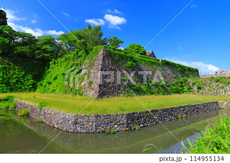 【兵庫県】晴天の丹波篠山城 114955134