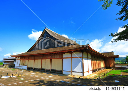 【兵庫県】晴天の丹波篠山城の二の丸御殿大書院 114955145