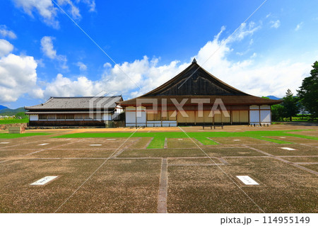 【兵庫県】晴天の丹波篠山城の二の丸御殿大書院 114955149