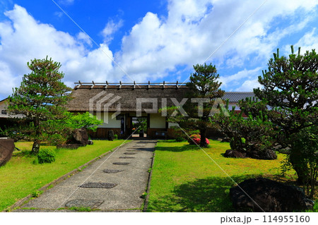 【兵庫県】晴天の丹波篠山市立青山歴史村（丹波篠山城下町） 114955160