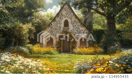 森の中の小さな教会 114955435