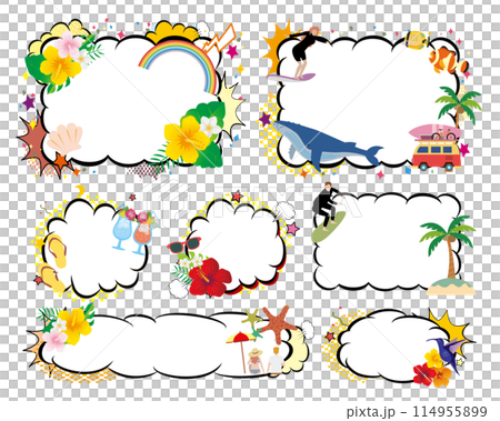 熱帶度假旅行框架 114955899