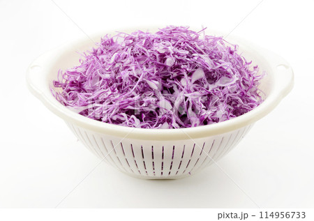 紫キャベツの千切り 紫キャベツの千切り 114956733