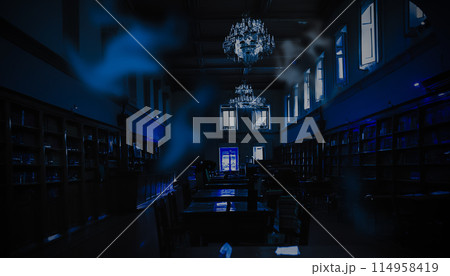 幽霊が徘徊する図書館　イメージ 114958419