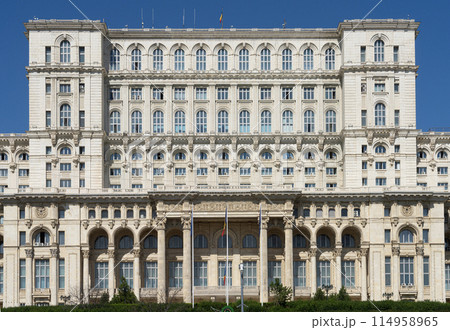 the parliament building in Bucarest, Romania 114958965