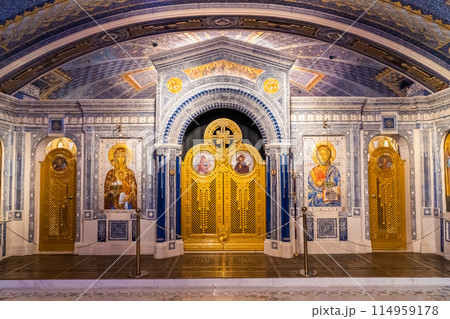 March 23, 2024. Russia. Moscow oblast. The main temple of the Armed Forces of the Russian Federation. 114959178