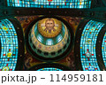 March 23, 2024. Russia. Moscow oblast. The inner vault of the Main Temple of the Armed Forces of the Russian Federation. March 23, 2024. Russia. Moscow oblast. The inner vault of the Main Temple of the Armed Forces of the Russian Federation. 114959181