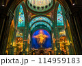 March 23, 2024. Russia. Moscow oblast. The inner vault of the Main Temple of the Armed Forces of the Russian Federation. March 23, 2024. Russia. Moscow oblast. The inner vault of the Main Temple of the Armed Forces of the Russian Federation. 114959183