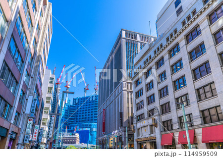日本の東京都市景観 5月。日本橋一丁目の再開発事業などを望む=17日 日本の東京都市景観 5月。日本橋一丁目の再開発事業などを望む=17日 114959509