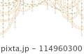 水晶と真珠が連なったゴージャスな上フレーム 114960300
