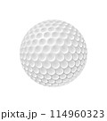 golf ball isolated on white background 114960323