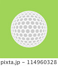 golf ball on a tee icon green 114960328