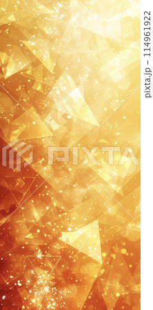 オレンジ色のキラキラした背景 AI画像 オレンジ色のキラキラした背景 AI画像 114961922
