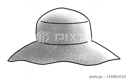 ゆるめシンプルつば広め帽子 アナログ風 ゆるめシンプルつば広め帽子 アナログ風 114962019