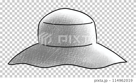 ゆるめシンプルつば広め帽子 アナログ風 ゆるめシンプルつば広め帽子 アナログ風 114962019