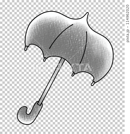 ゆるめシンプル日傘・傘 アナログ風 ゆるめシンプル日傘・傘 アナログ風 114962020