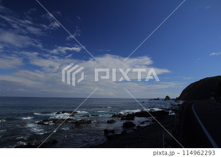 高知県国道321号線　足摺サニーロードの風景 114962293