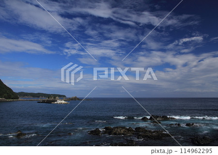 高知県国道321号線 足摺サニーロードの風景 高知県国道321号線 足摺サニーロードの風景 114962295