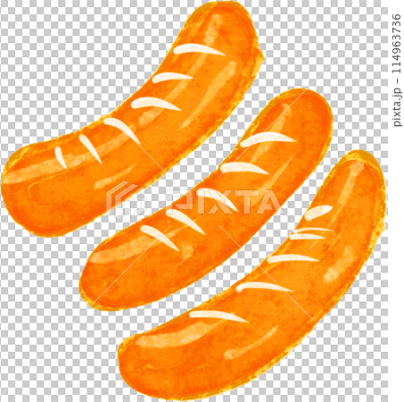 維納香腸的插圖 維納香腸的插圖 114963736