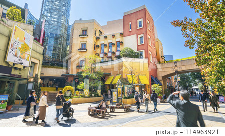 川崎の都市風景 ラチッタデッラ・チネチッタ通りの風景【神奈川県・川崎市】 川崎の都市風景 ラチッタデッラ・チネチッタ通りの風景【神奈川県・川崎市】 114963921