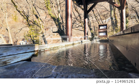 足湯の風景 114965261