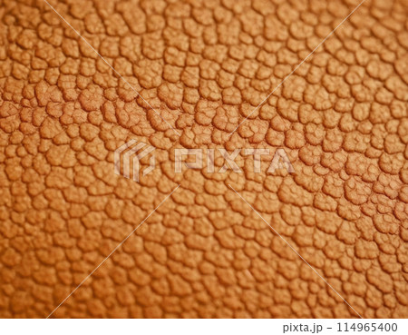 Brown leather texture close-up perspective 114965400