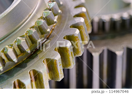 Group of pinions coated with lubricant Group of pinions coated with lubricant 114967046