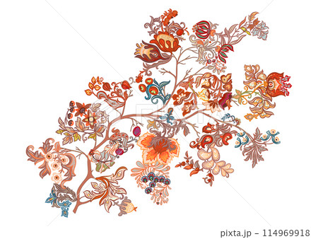 Fantasy, alien flowers, decorative flowers  114969918