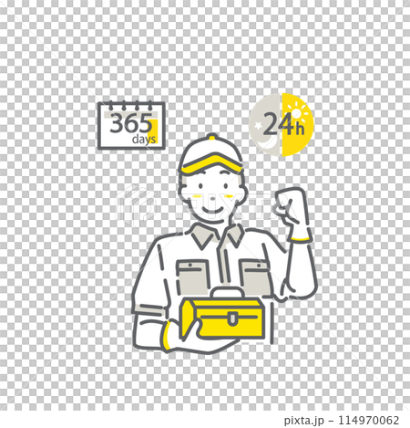 清爽男工-簡單又時尚的線條畫插畫 清爽男工-簡單又時尚的線條畫插畫 114970062