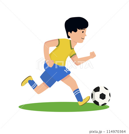 cute football player character 114970364