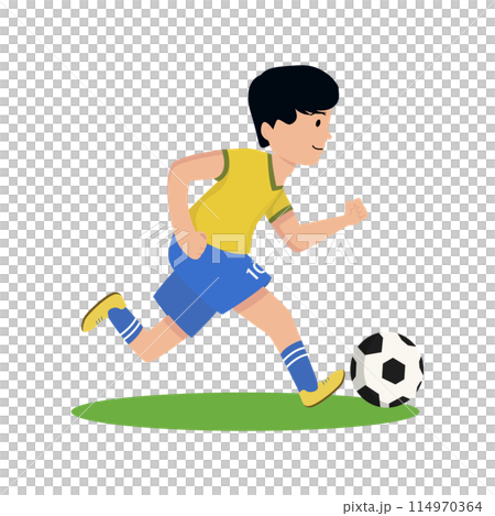 cute football player character 114970364