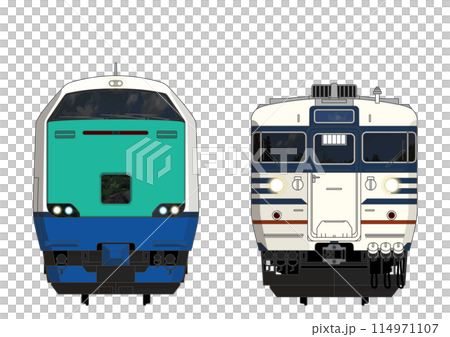 新潟の列車No.5_485系3000番台 / 115系1000番台 114971107