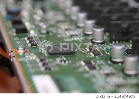 半導体の基盤 電子機械の集積回路 半導体の基盤 電子機械の集積回路 114974979