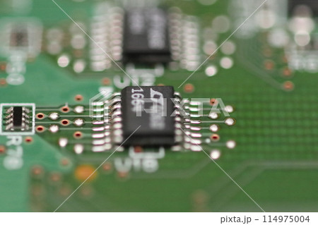 半導体の基盤　電子機械の集積回路 114975004