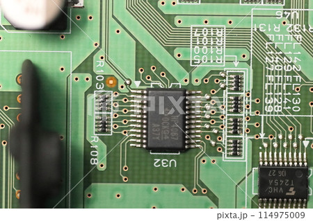 半導体の基盤　電子機械の集積回路 114975009