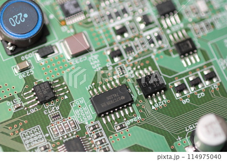 半導体の基盤 電子機械の集積回路 半導体の基盤 電子機械の集積回路 114975040