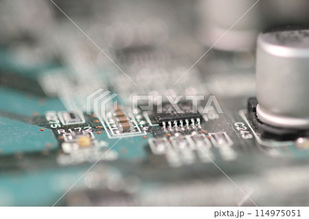 半導体の基盤 電子機械の集積回路 半導体の基盤 電子機械の集積回路 114975051