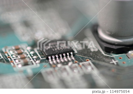半導体の基盤　電子機械の集積回路 114975054