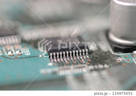 半導体の基盤 電子機械の集積回路 半導体の基盤 電子機械の集積回路 114975055