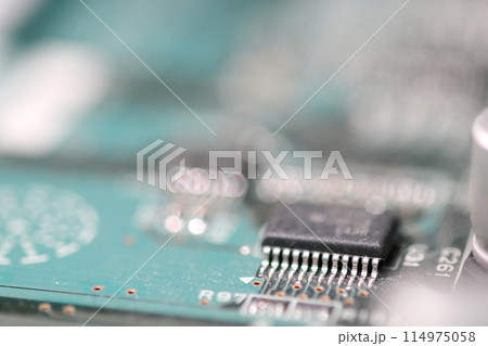 半導体の基盤　電子機械の集積回路 114975058